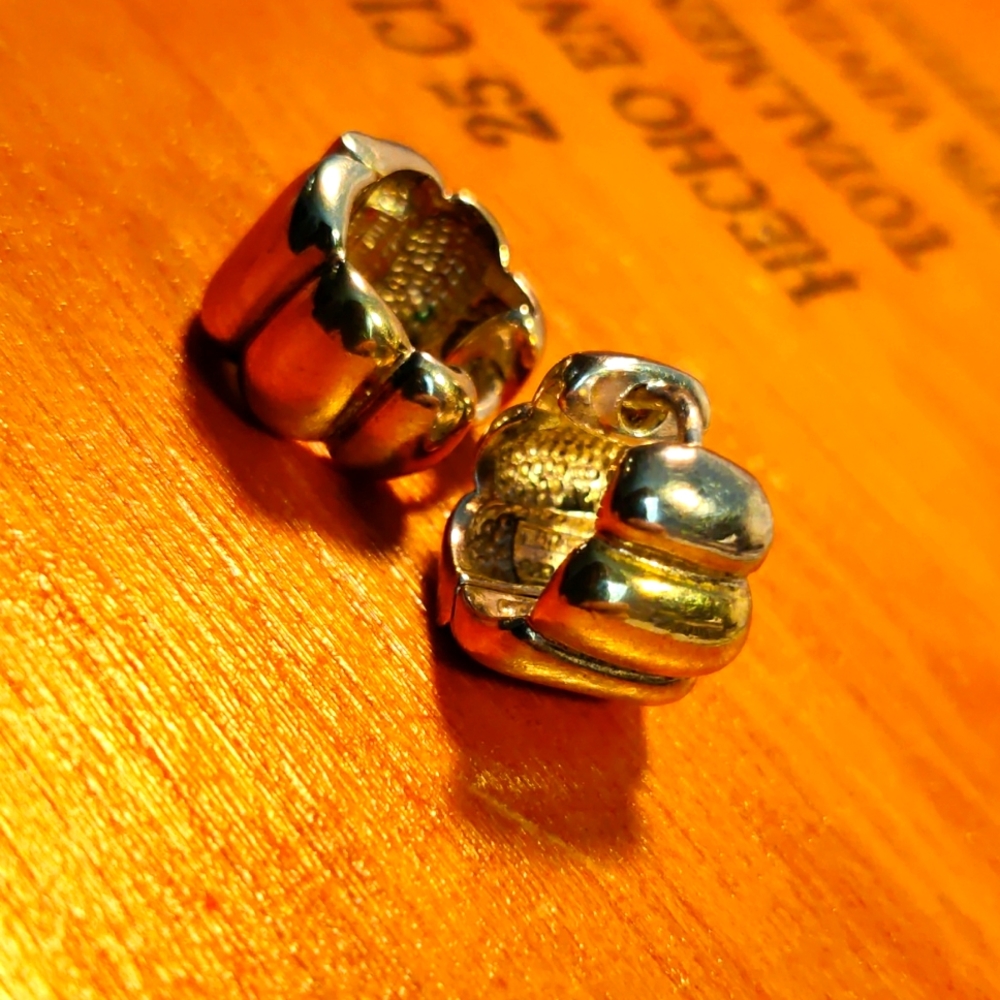 Vintage 80s 925 ear cuff earrings